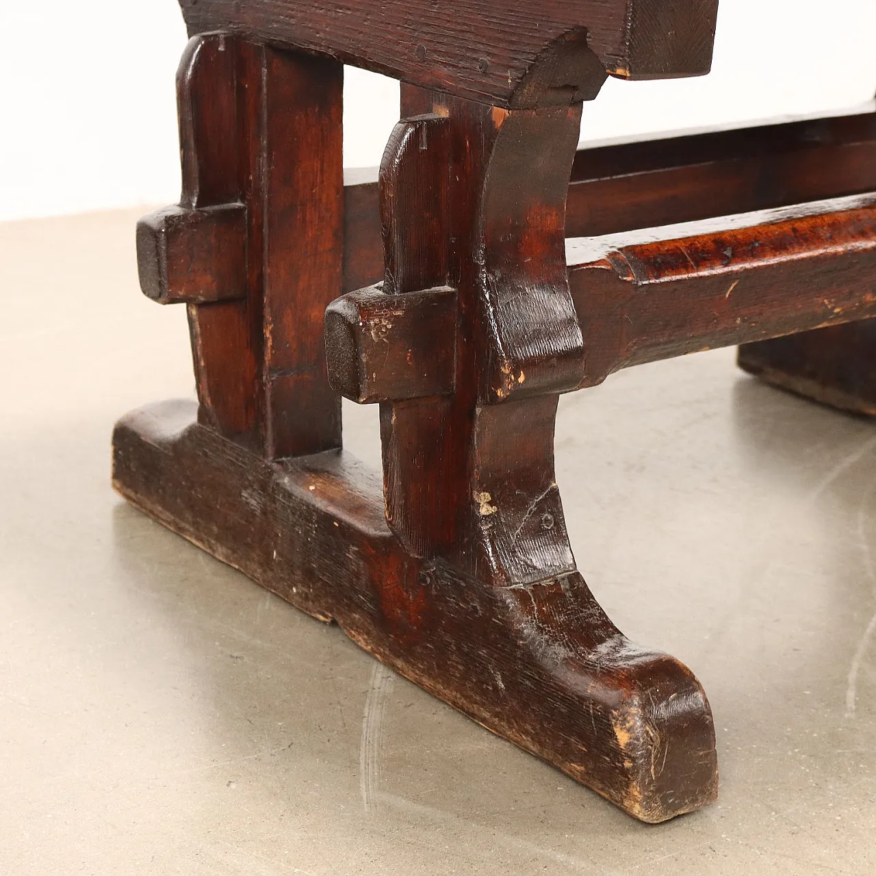 Writing desk in pine with drawer 7