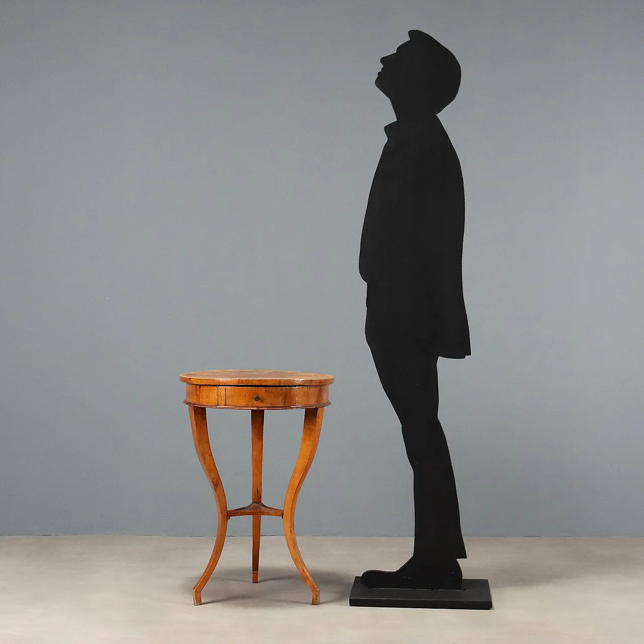 Tavolino in noce con cassetto, '800 2