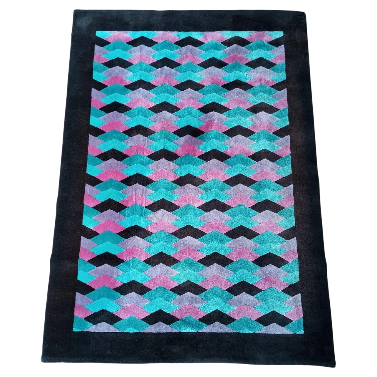 Tappeto Missoni in lana per T & J Vestor Italia - anni ‘80 14