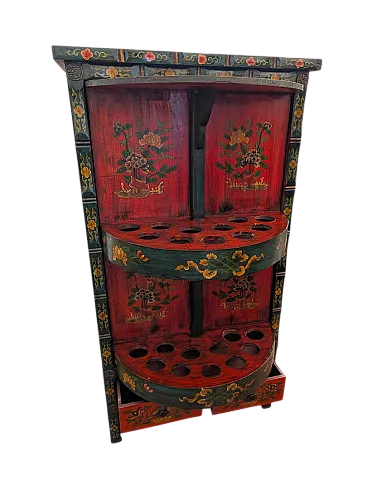 Mobile bar cinese laccato, inizi '900