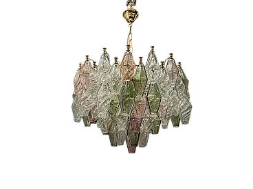 Lampadario stile Poligoni in vetro di Murano, Italia, anni '80