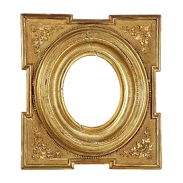 Cornice in abete dorato, primo '800