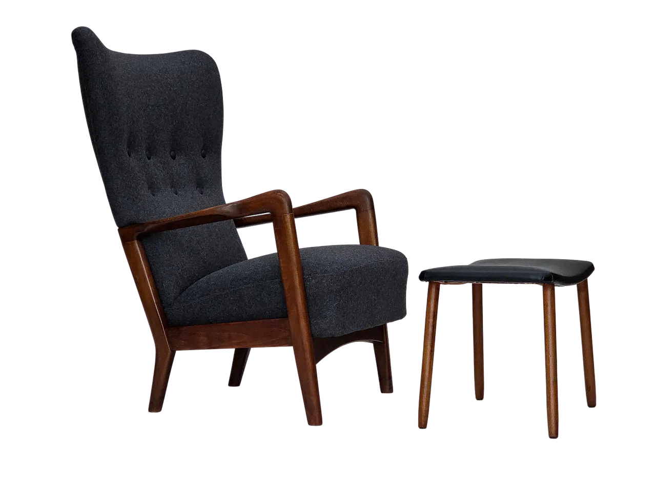Danish armchair by Fritz Hansen model 8000/8020, 1960s 21