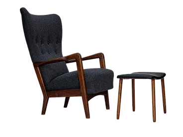 Danish armchair by Fritz Hansen model 8000/8020, 1960s