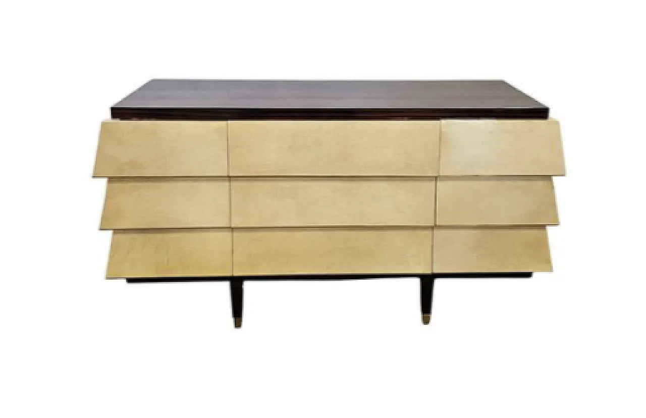 Cassettiera in pergamena, '900 1