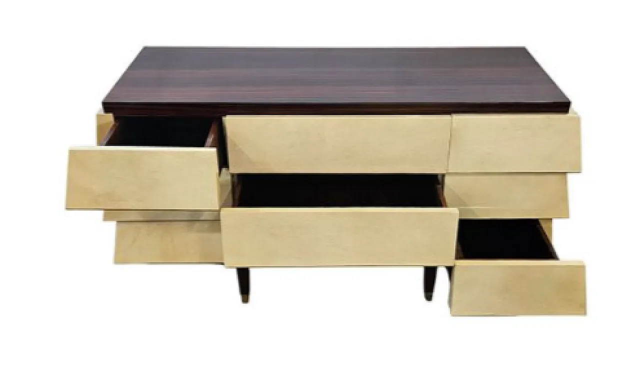 Cassettiera in pergamena, '900 6