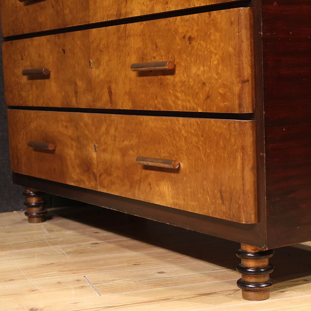 Italian chest of drawers with mirror from the 1960s 9