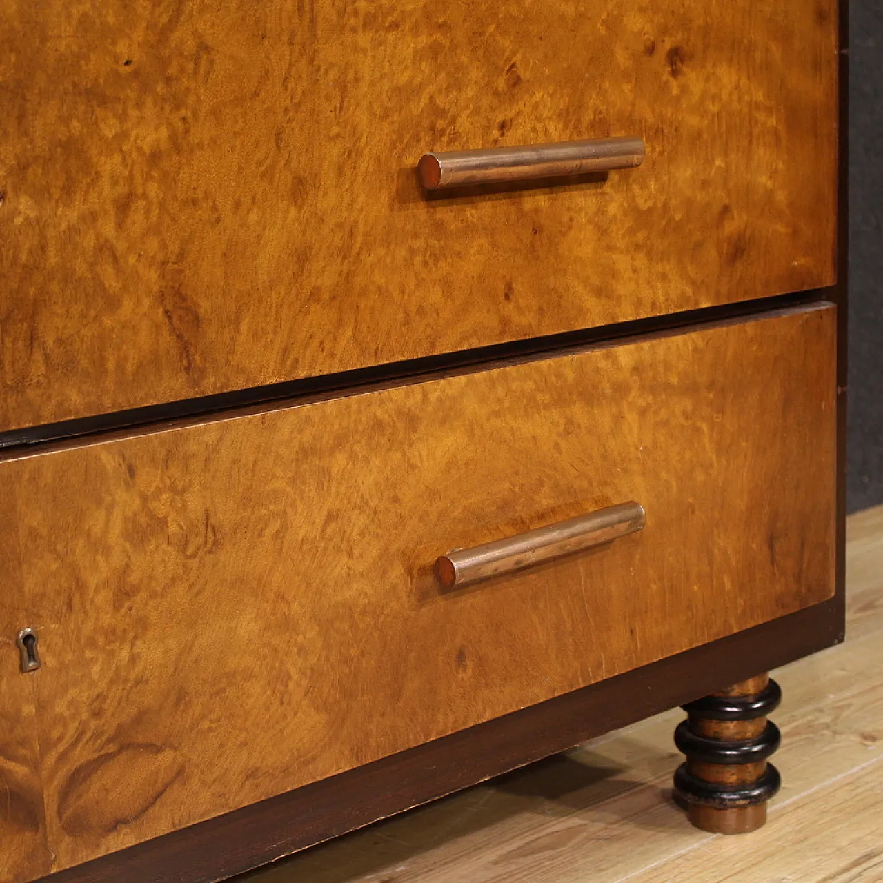 Italian chest of drawers with mirror from the 1960s 12