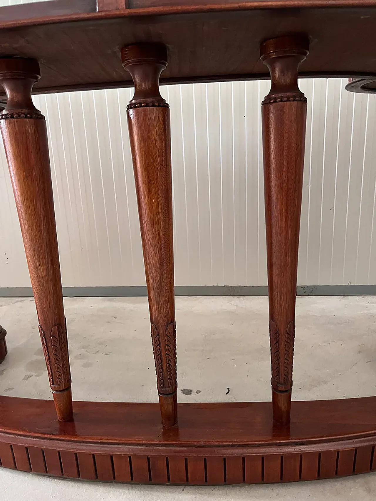 Bancone di gioielleria in noce e cristallo, primo '900 3