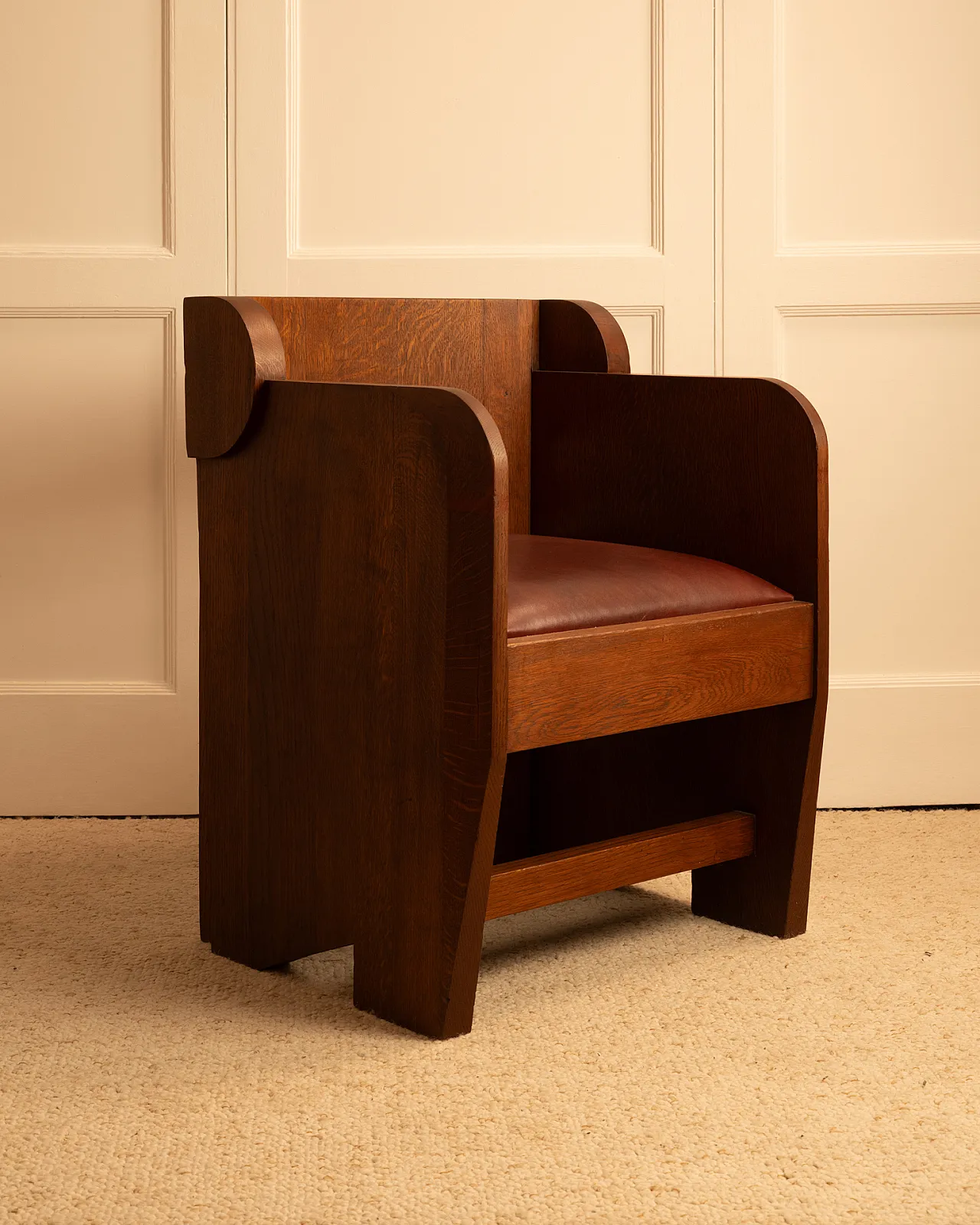 Pair of Anthroposophical armchairs, 30s 2