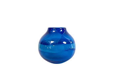 Vaso sferico in vetro di Gunnel Sahlin per Kosta Boda, anni '80