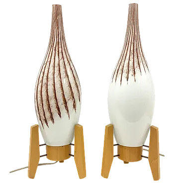 Coppia di lampade da tavolo Mid-Century, anni '60