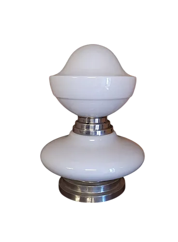 Lampada da tavolo in vetro di Murano di Mazzega, anni '70