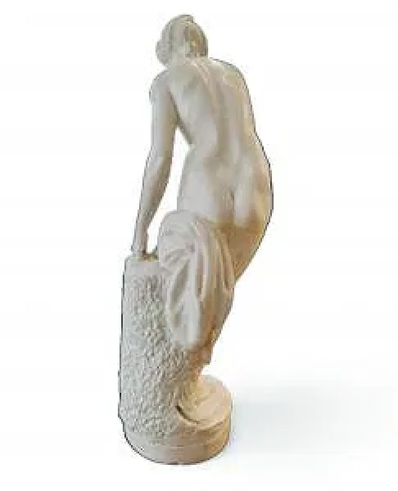 Venus Bathing, alabaster sculpture, mid-19th century 4