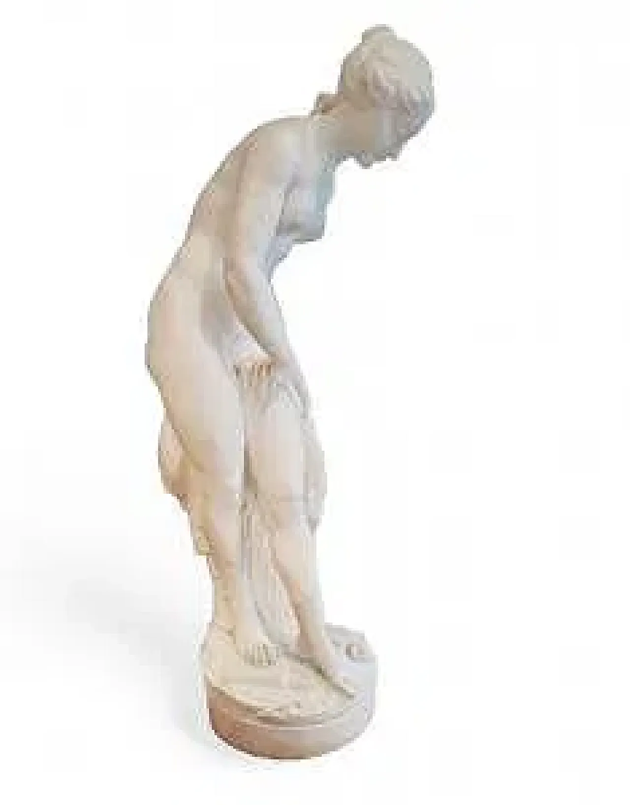 Venus Bathing, alabaster sculpture, mid-19th century 5