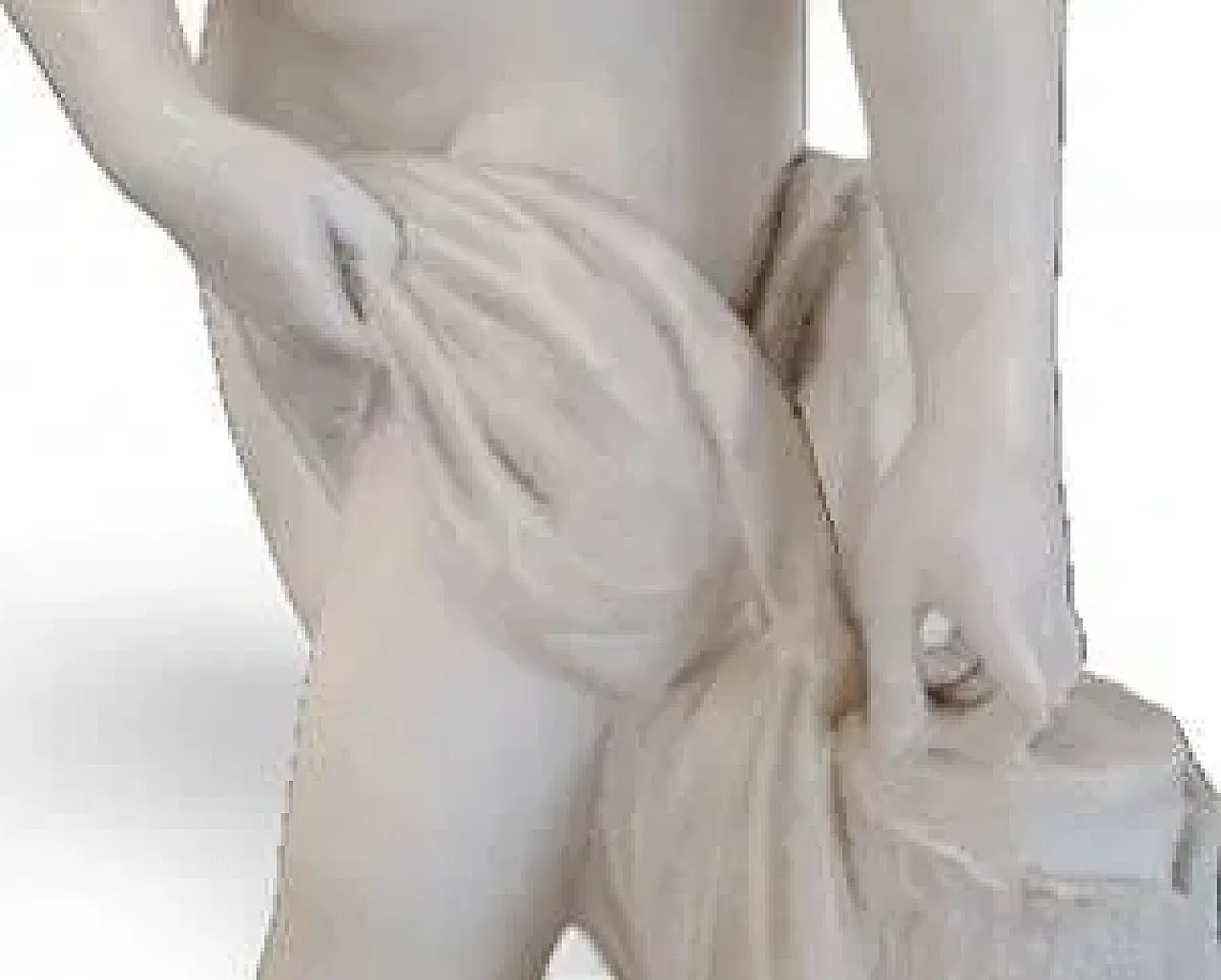 Venus Bathing, alabaster sculpture, mid-19th century 7