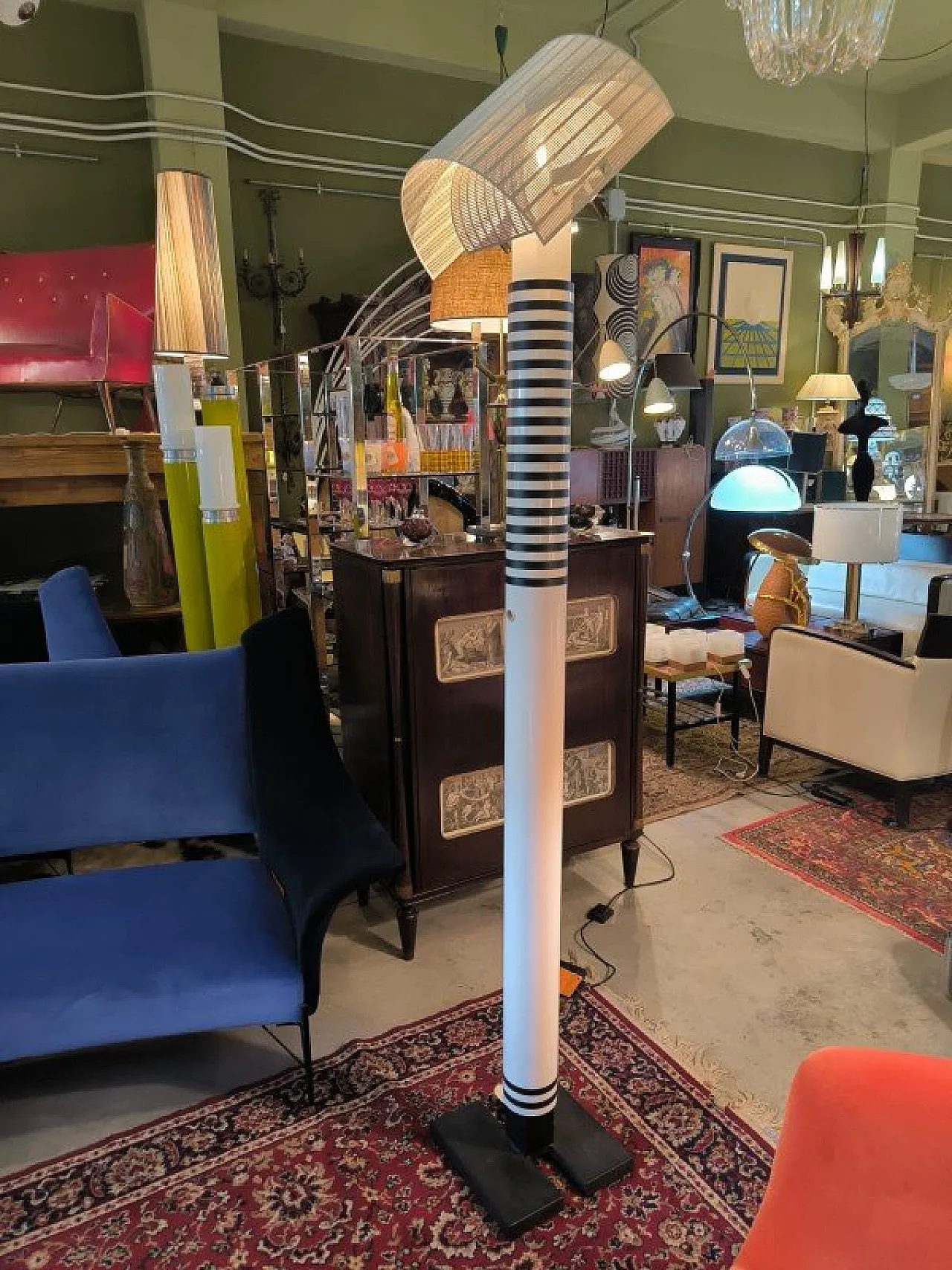 Shogun floor lamp from Artemide, 1980s 2