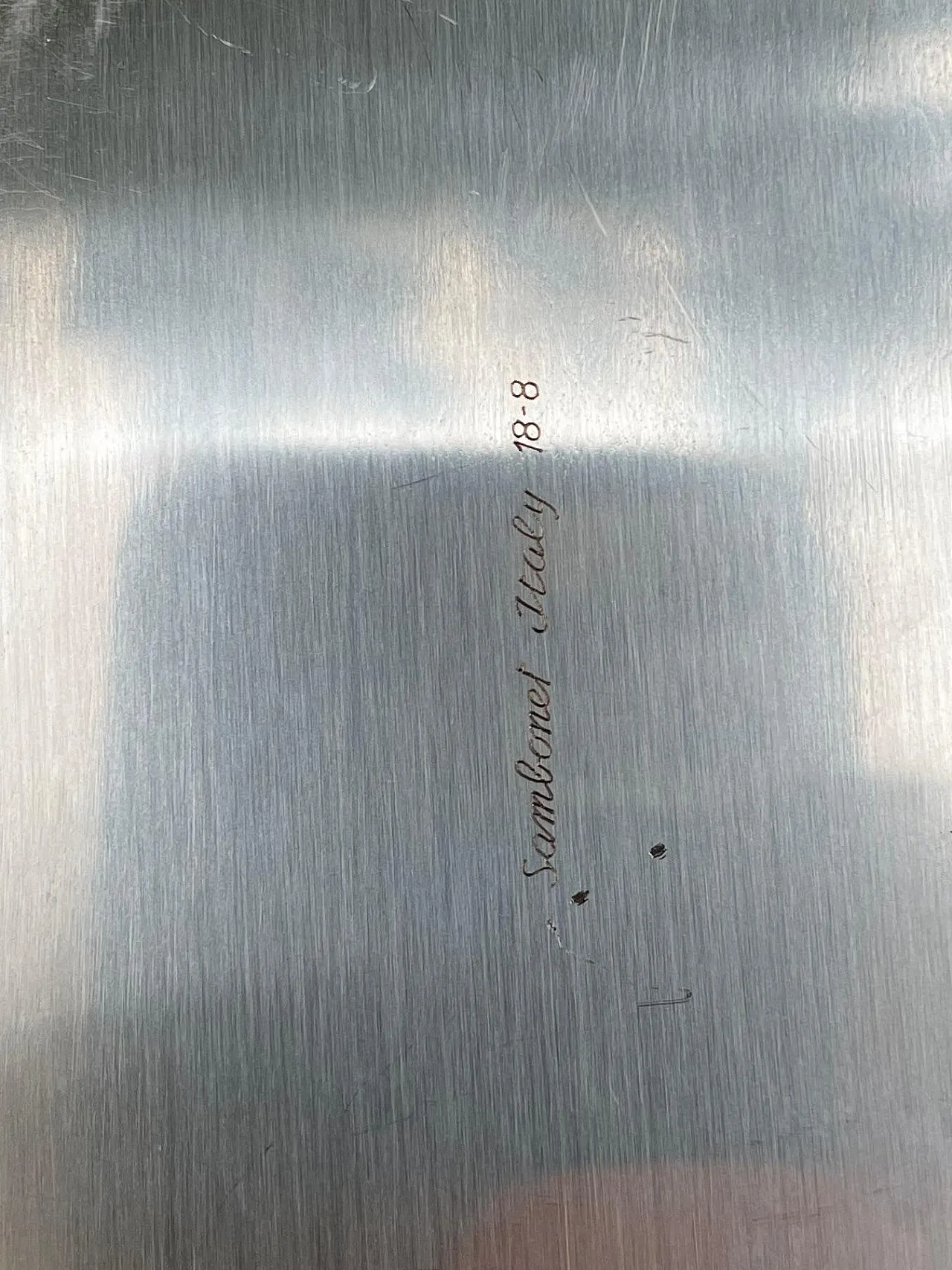 Sambonet set 3 stoviglie in acciaio inox, 70s 1