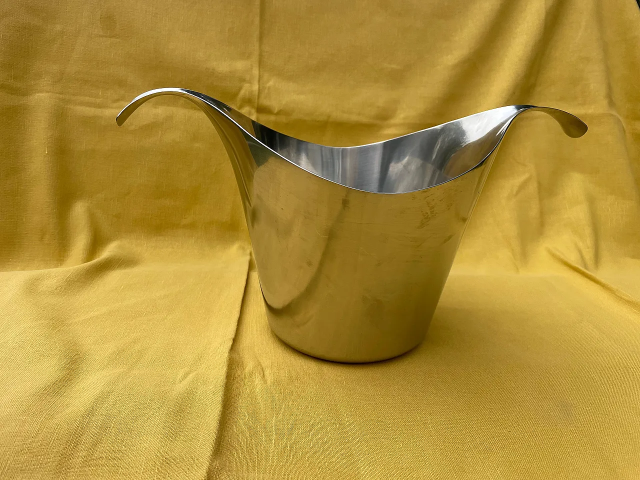 Sambonet set 3 stoviglie in acciaio inox, 70s 4