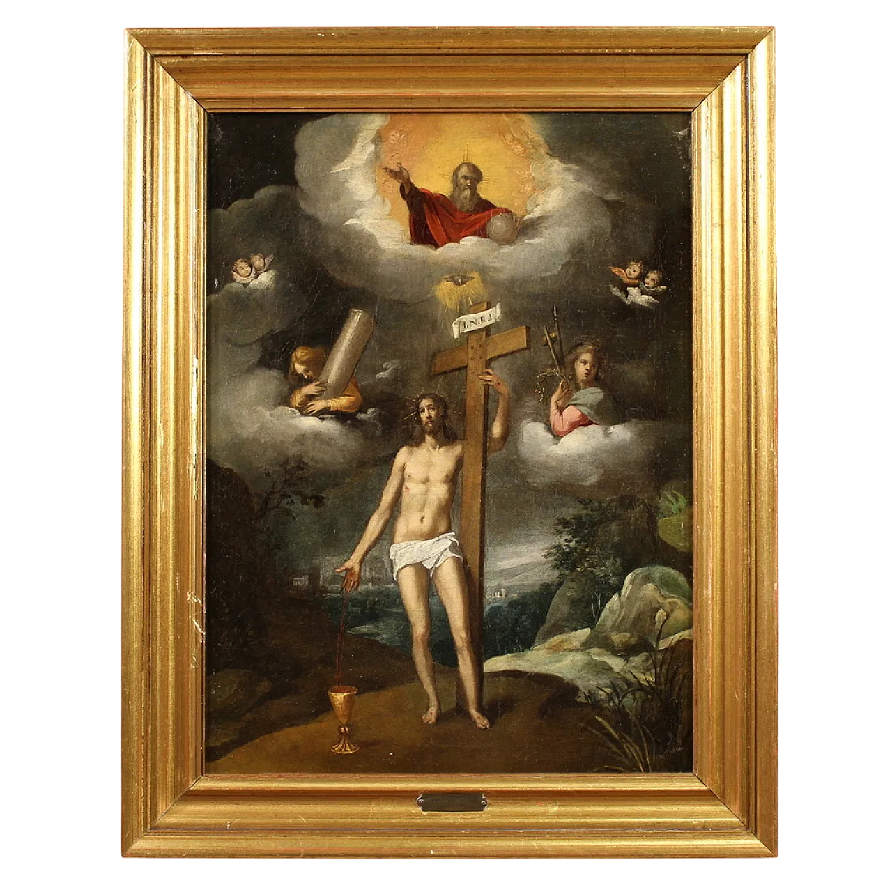 The Resurrection of Christ, oil painting on canvas, 17th century 16