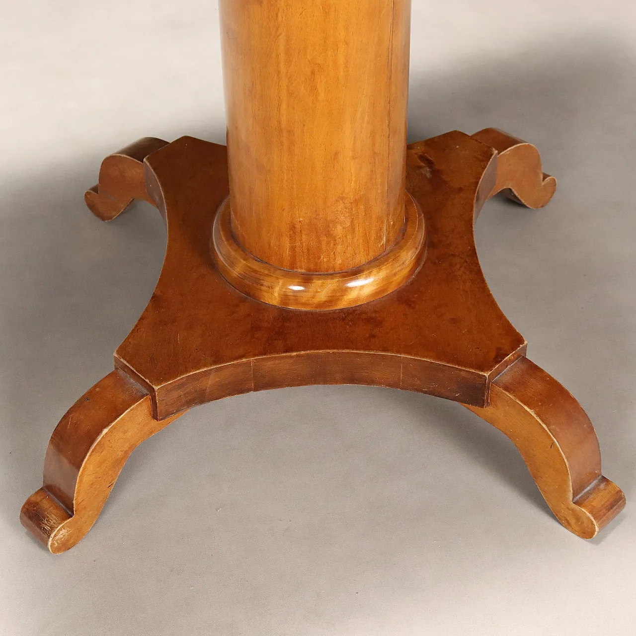 Tavolino in acero, fine '800 6