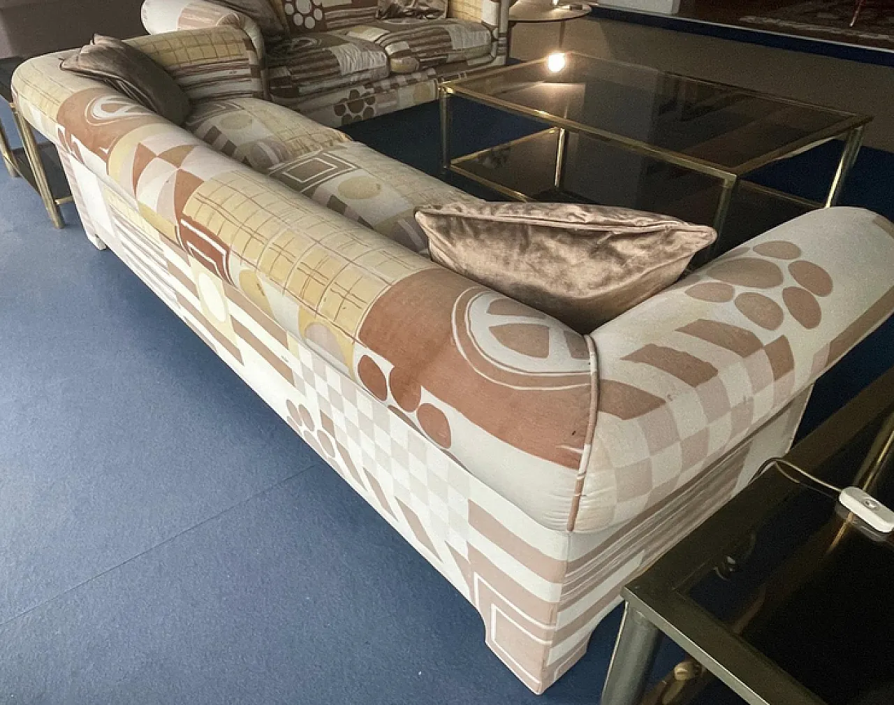 Soggiorno Vittoria di De Angelis Milano, anni '80 5