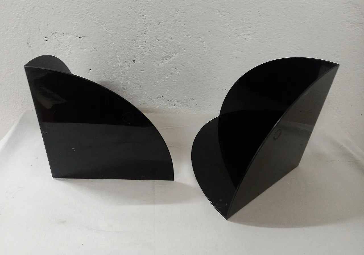 Coppia di fermalibri Kartell 4910 neri 3