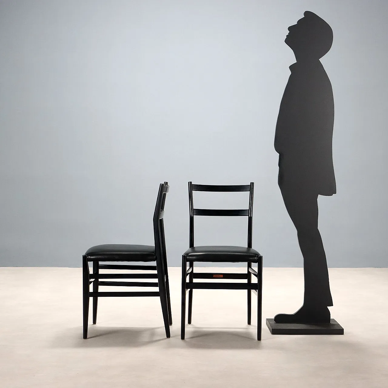 6 Leggera chairs by Gio Ponti for Cassina, 1960s 3