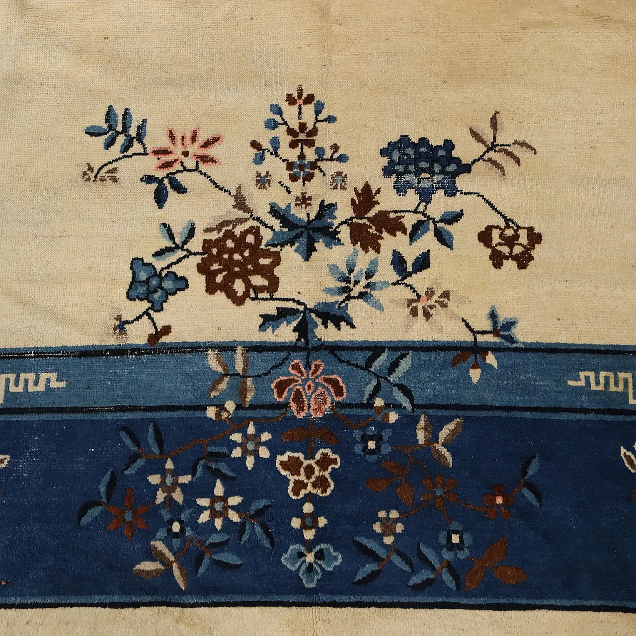 Tappeto Pechino in cotone e lana finemente annodato, '900 4