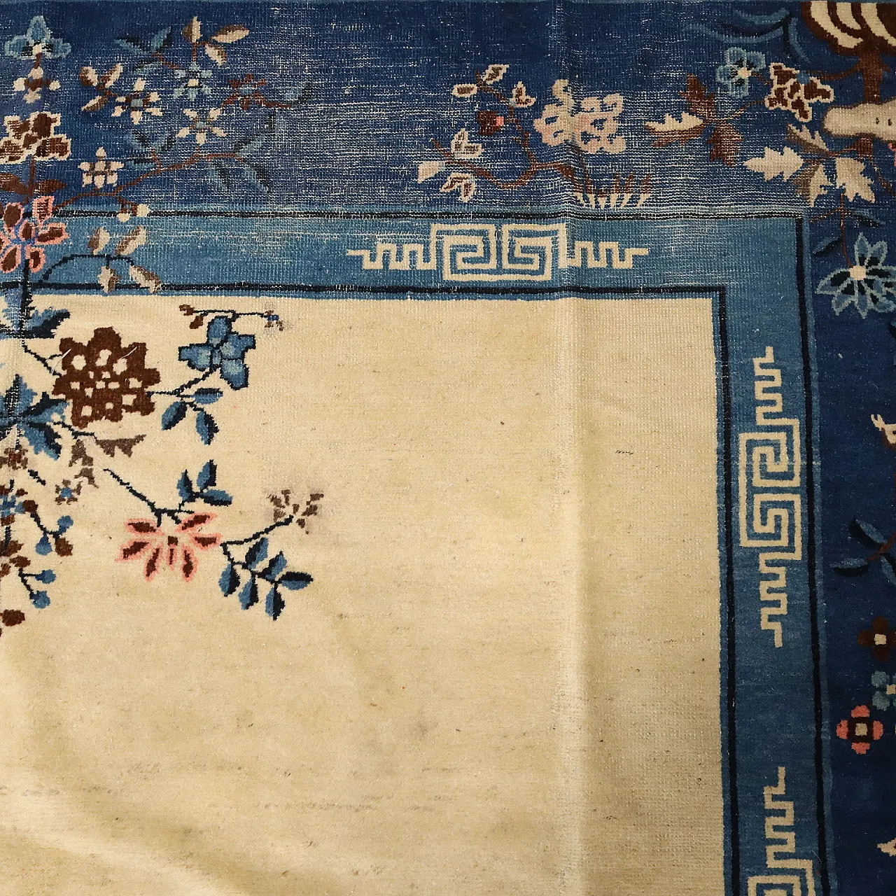 Tappeto Pechino in cotone e lana finemente annodato, '900 5