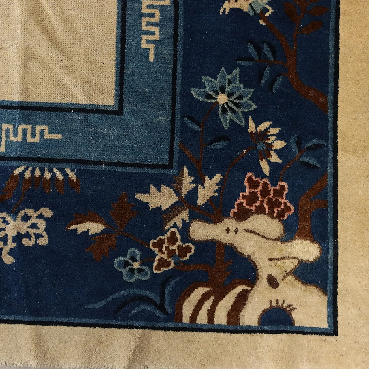 Tappeto Pechino in cotone e lana finemente annodato, '900 6