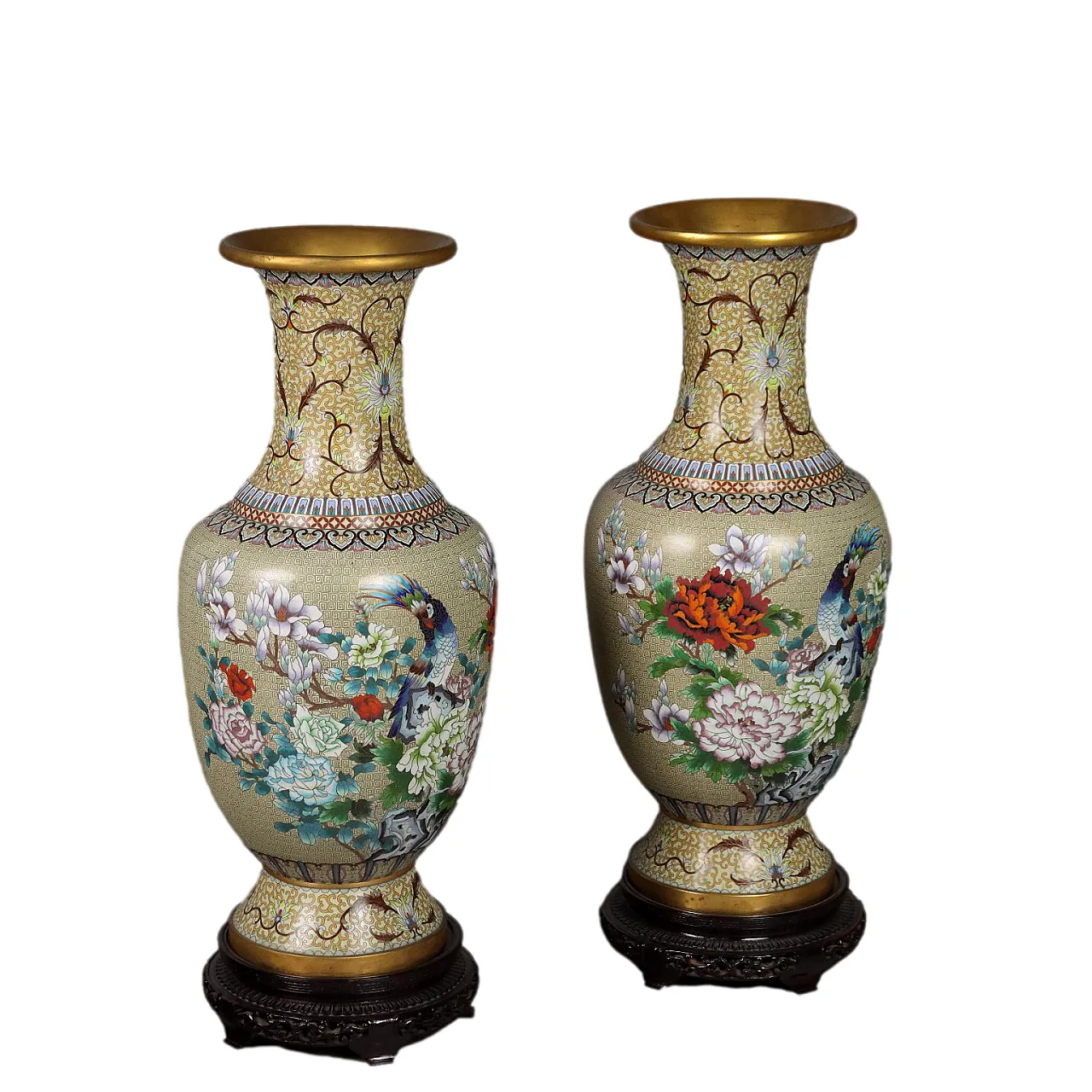 Pair of large baluster vases, 20th century 1