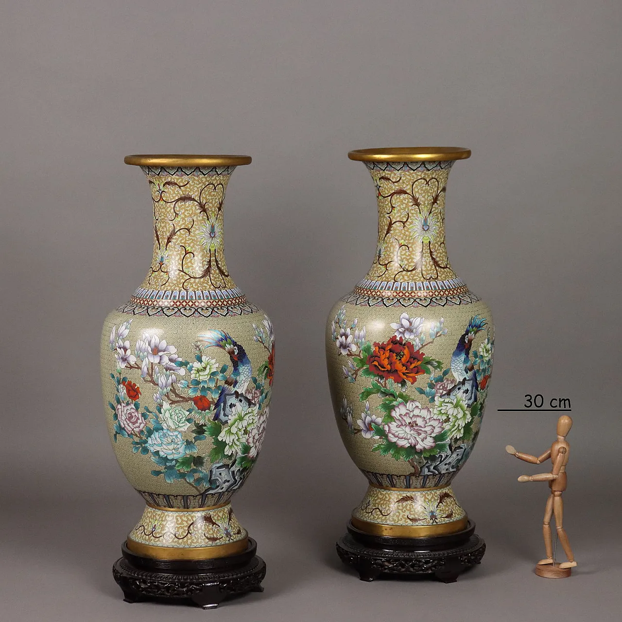 Pair of large baluster vases, 20th century 2