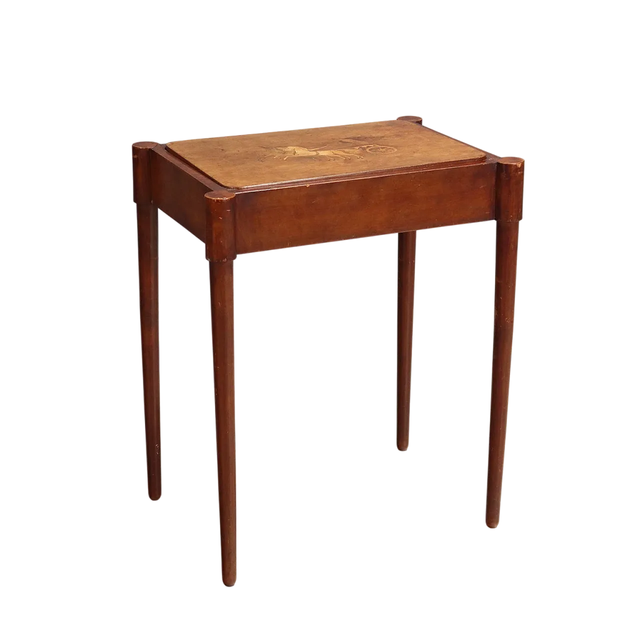 Tavolino in mogano, metà '800 9