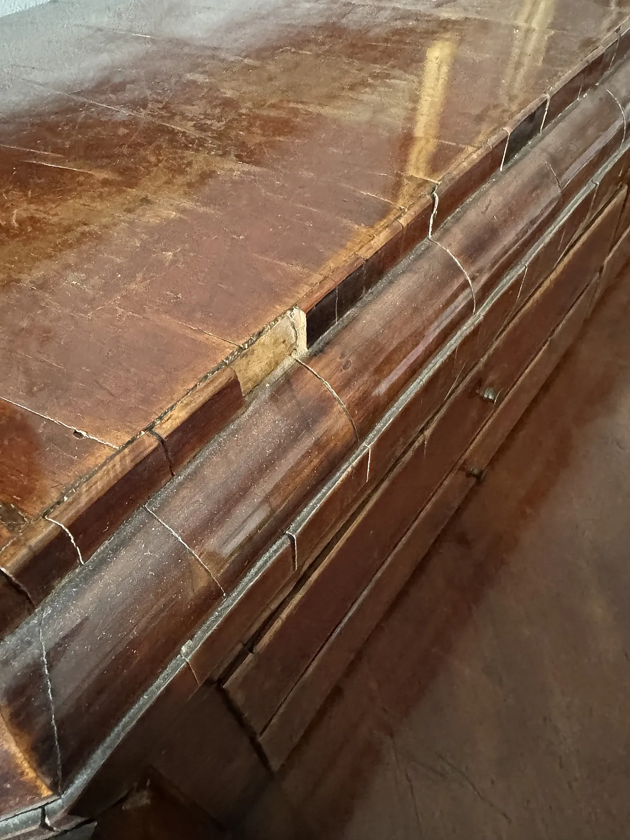 Trumeau in rose wood, 18th century 3