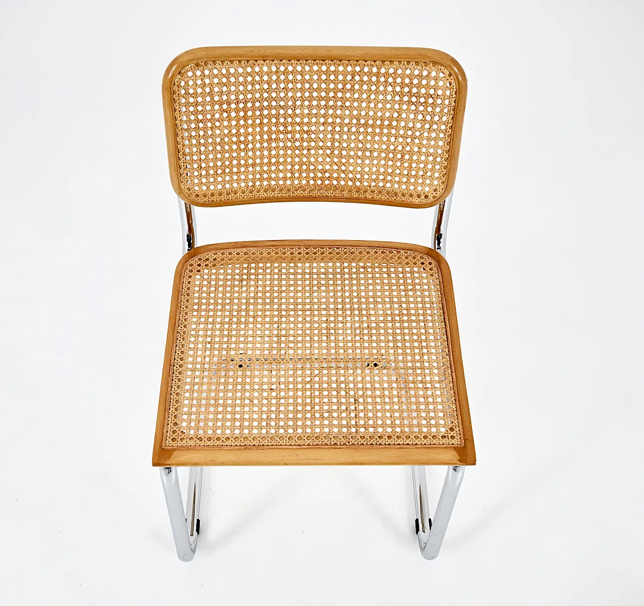 6 Sedie da pranzo stile B32 di Marcel Breuer, anni '80 8