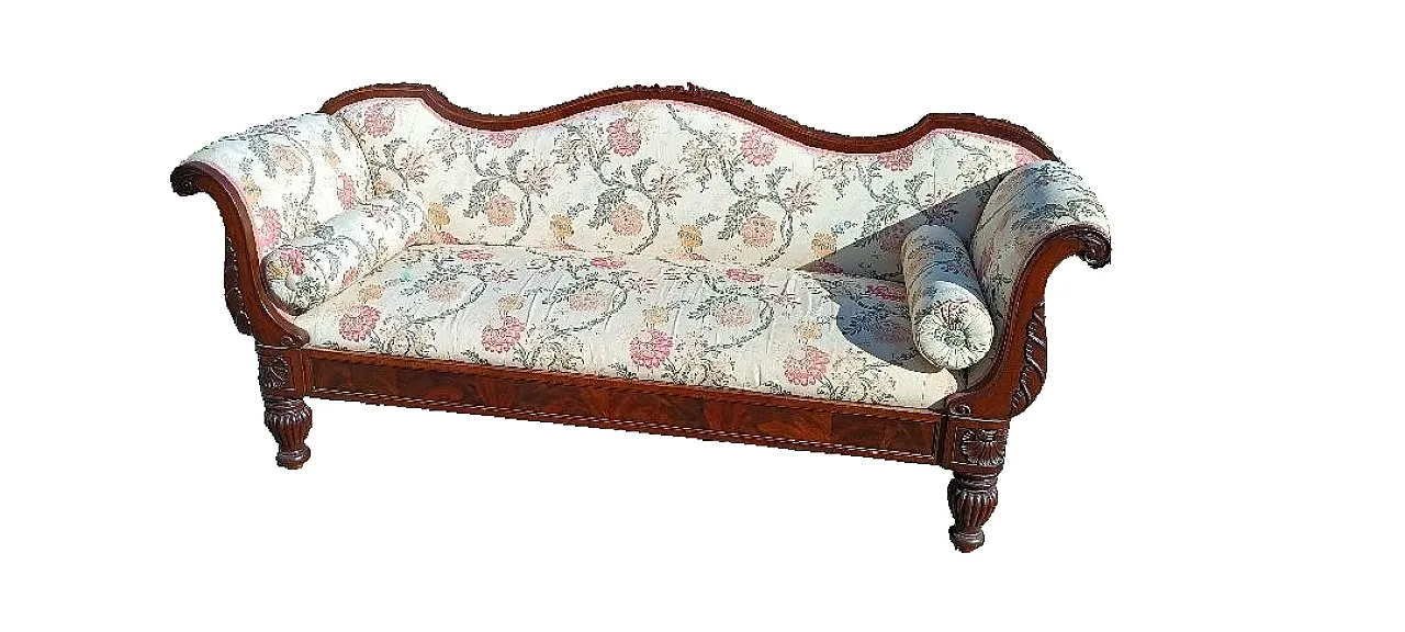 Carlo X boat sofa, early 19th century 2