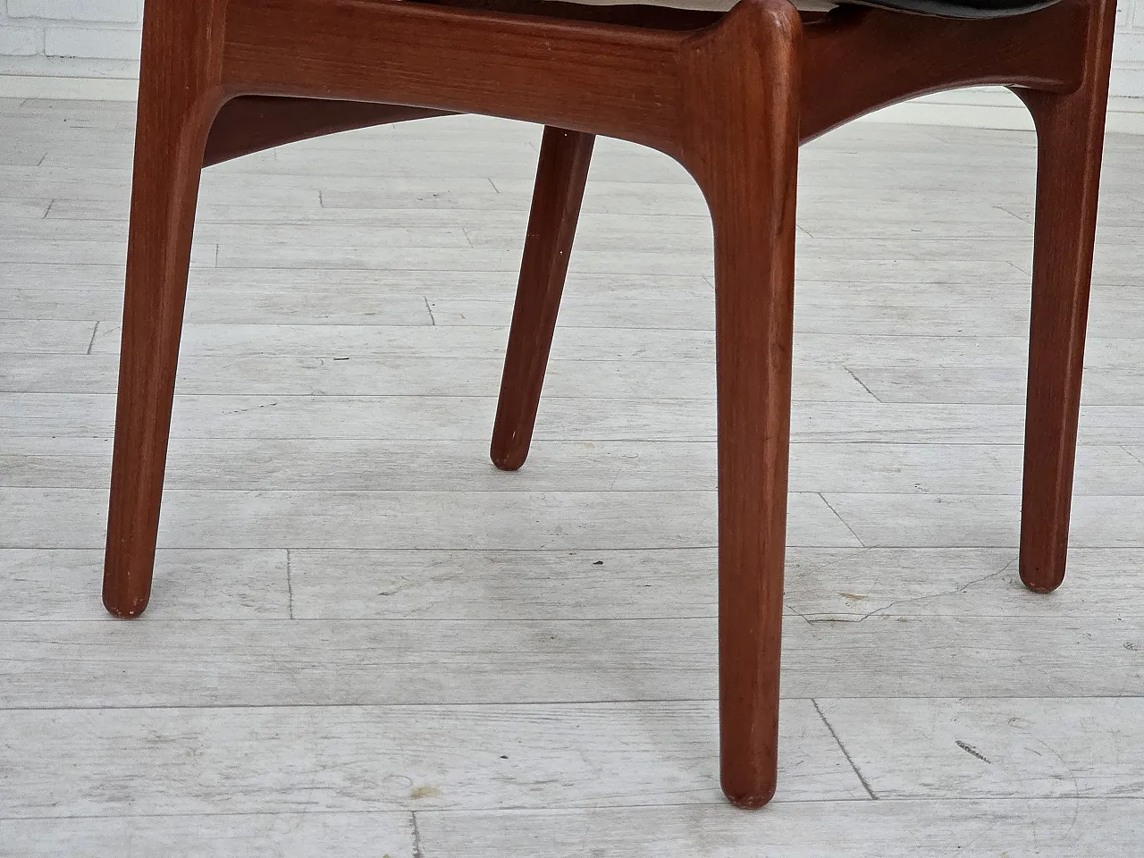 Pair of chairs by Erik Buch, model 49, teak wood, 1960s 7