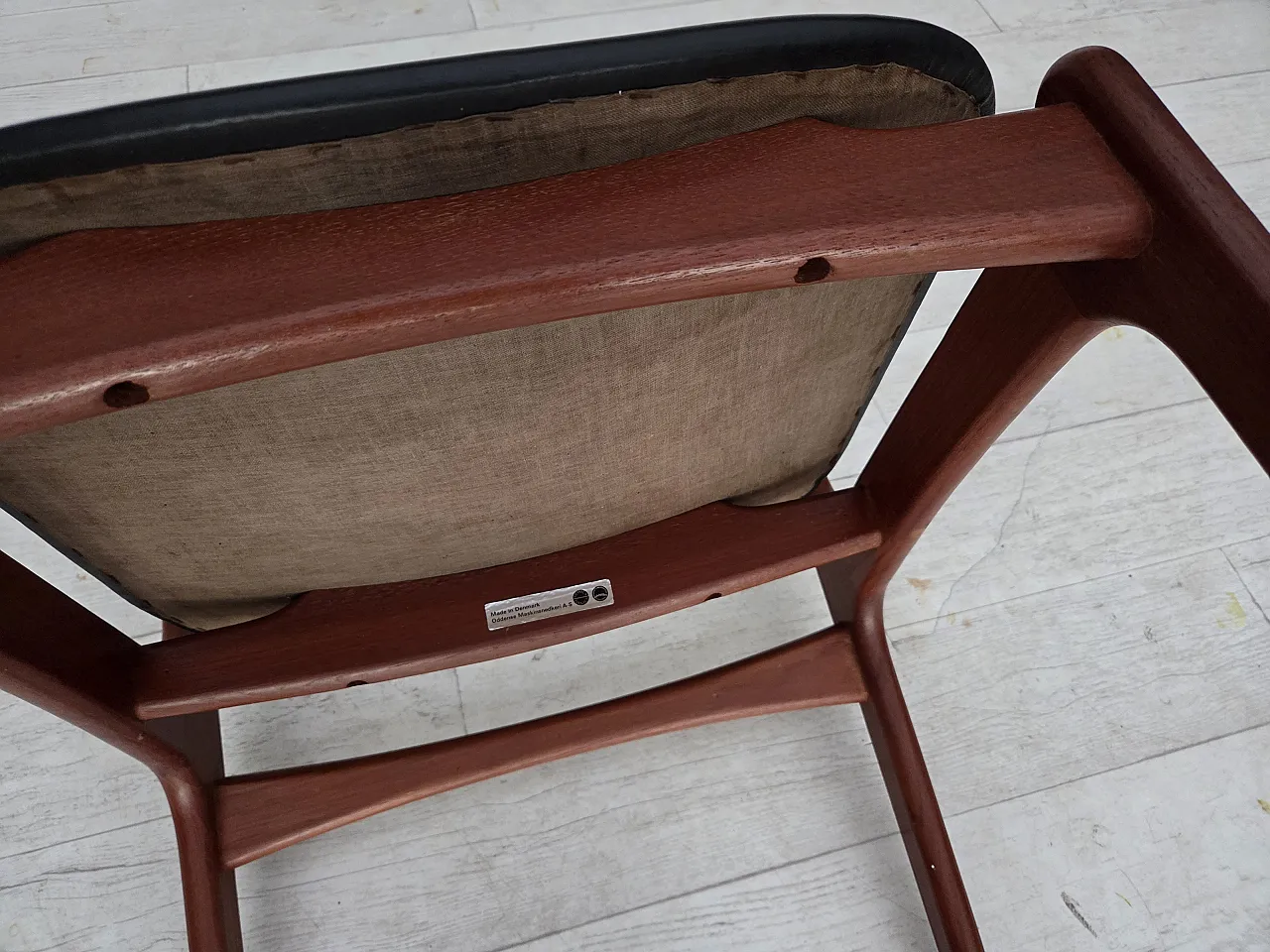 Pair of chairs by Erik Buch, model 49, teak wood, 1960s 20