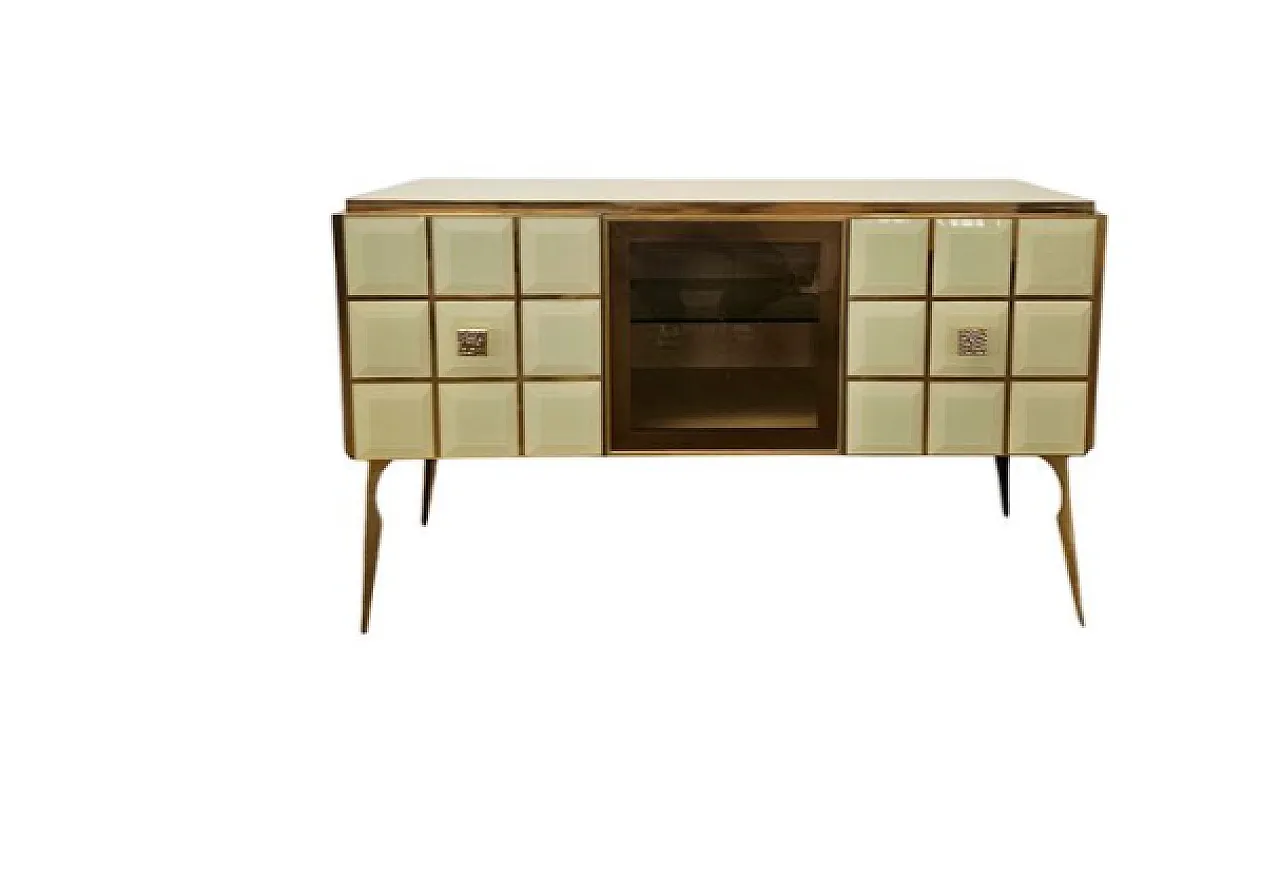 Glass window sideboard, 20th century 1