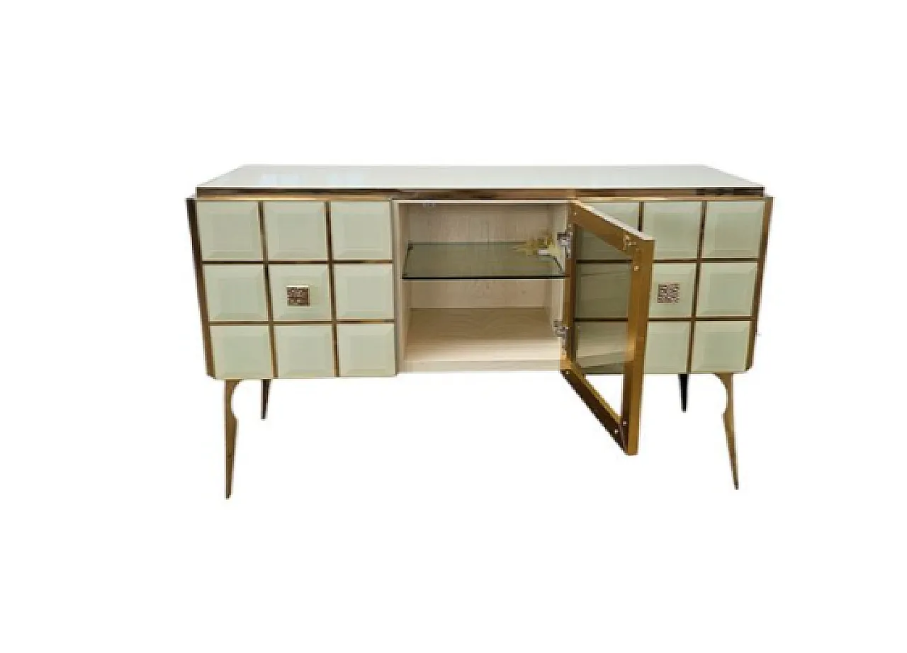 Glass window sideboard, 20th century 2