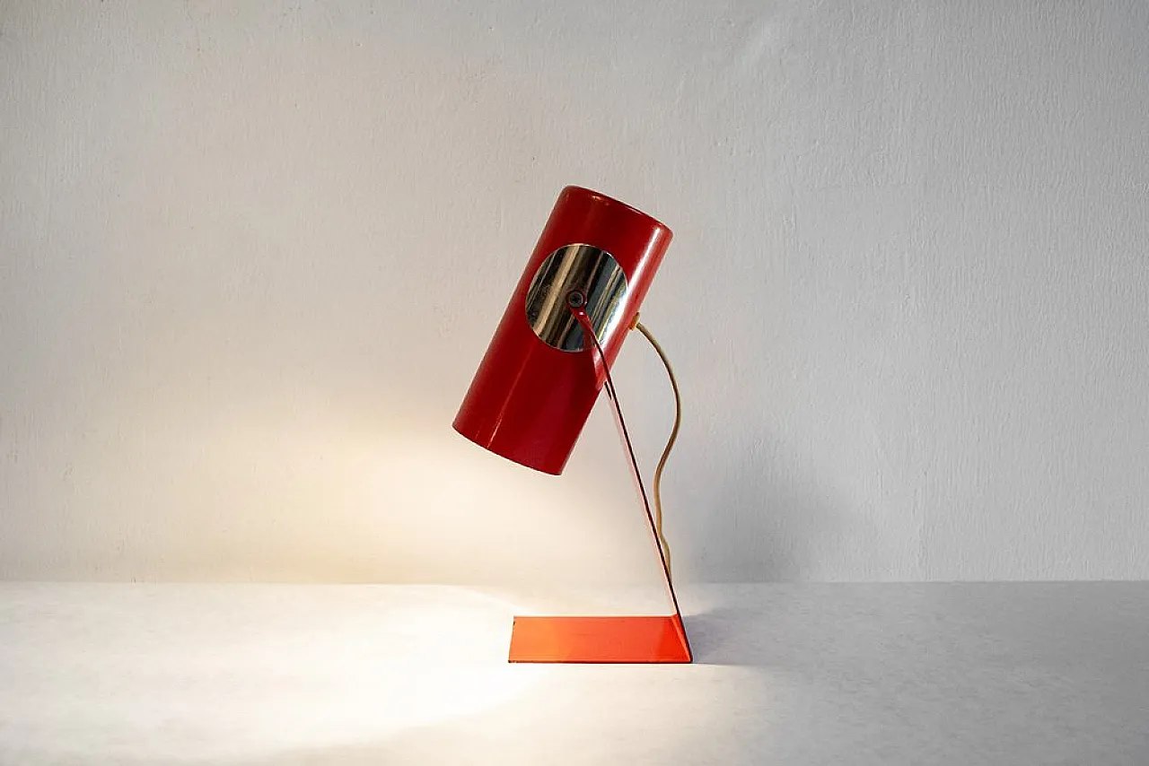 Lampada da scrivania in metallo laccato, anni '70 2