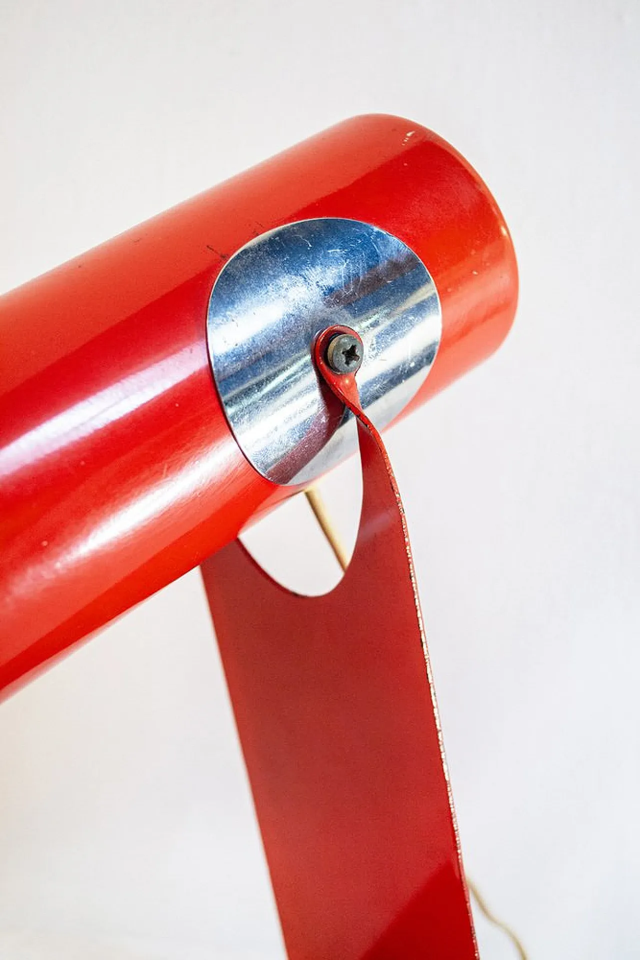 Lampada da scrivania in metallo laccato, anni '70 4