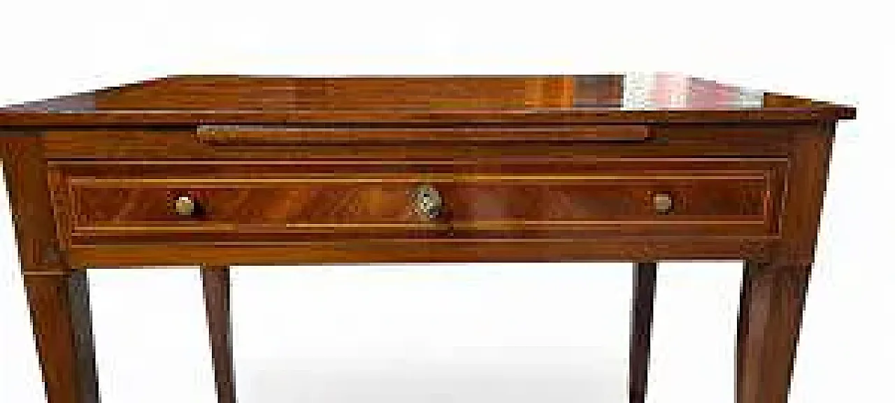 Louis XVI veneered wooden writing desk, 19th century 3
