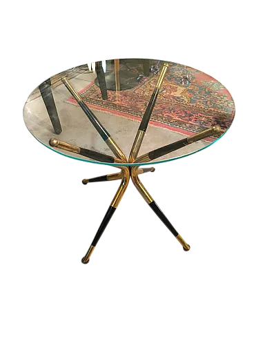 Brass coffee table, 1950s