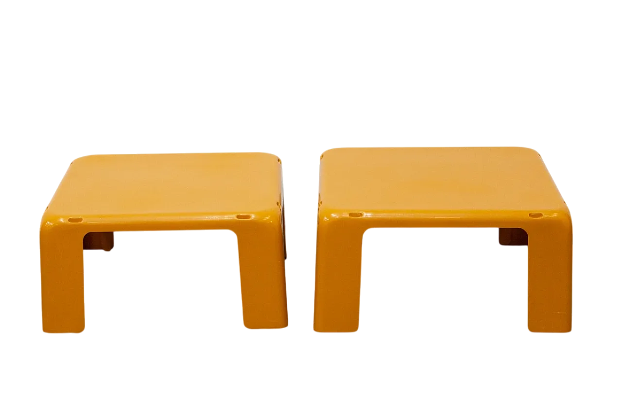 Coppia tavolini mod. 4 Gatti di Mario Bellini per C&B Italia, anni '70 16