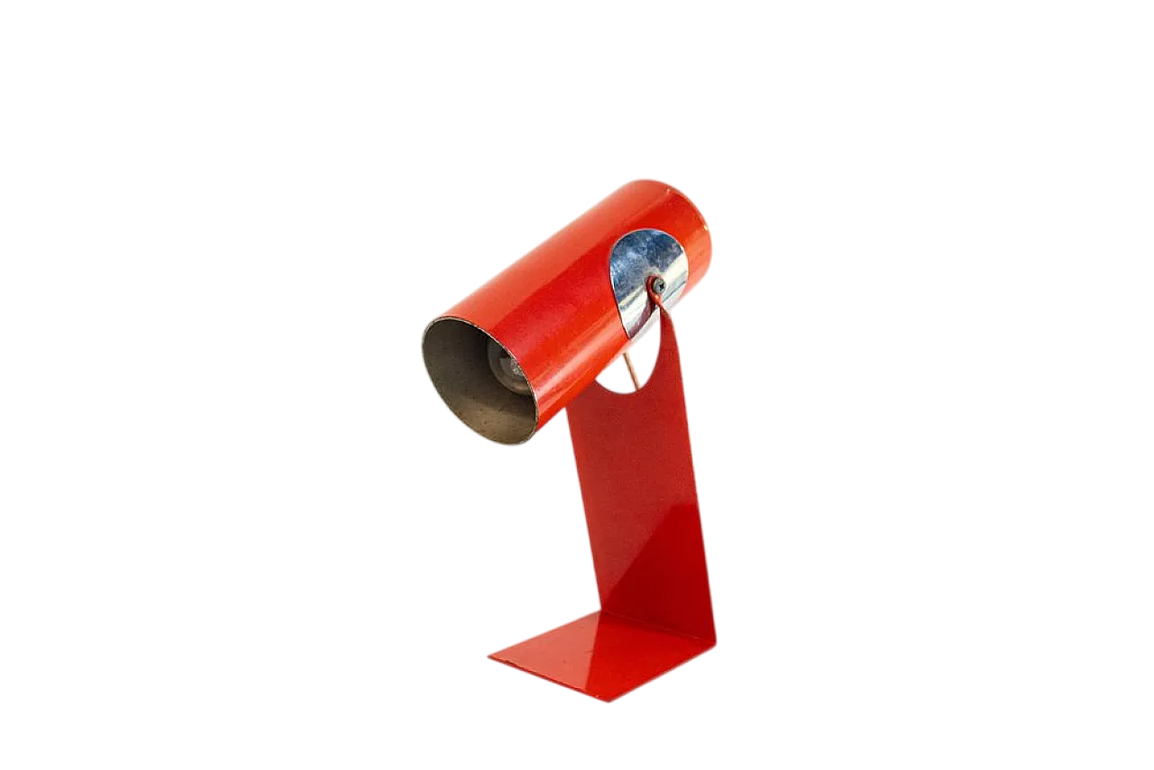 Lampada da scrivania in metallo laccato, anni '70 5