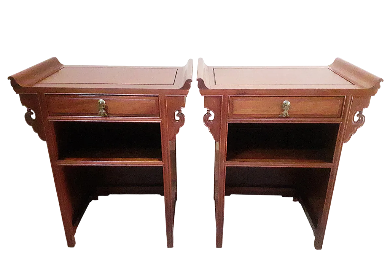 Comodini stile cinese, anni '70 13