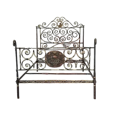 Letto in ferro battuto, '700