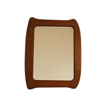 Organic wooden mirror, 1960s